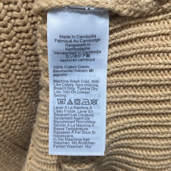 J. Crew || Relaxed Rollneck Sweater in Sandy Beach Tan Small - Picture 7 of 8